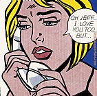 Roy Lichtenstein - Oh Jeff I Love You Too But painting